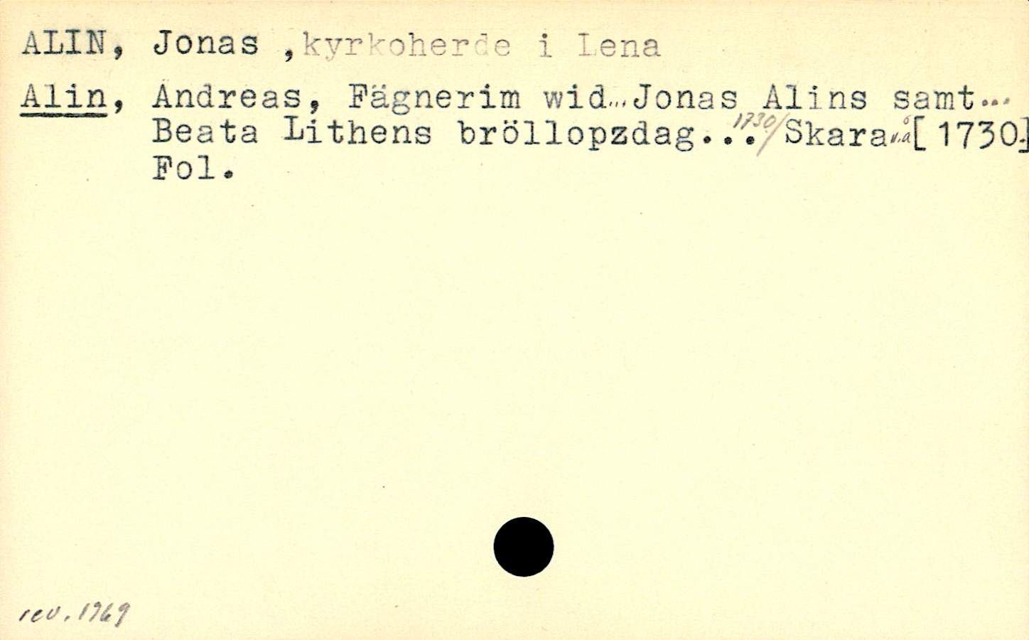 Catalogue Card_106171