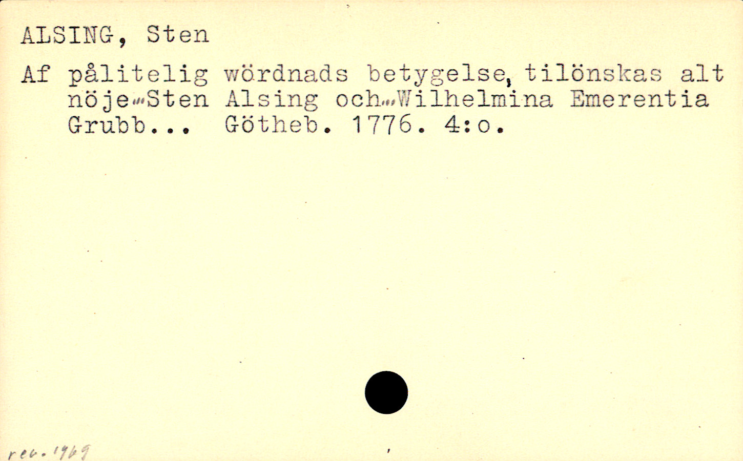 Catalogue Card_106281