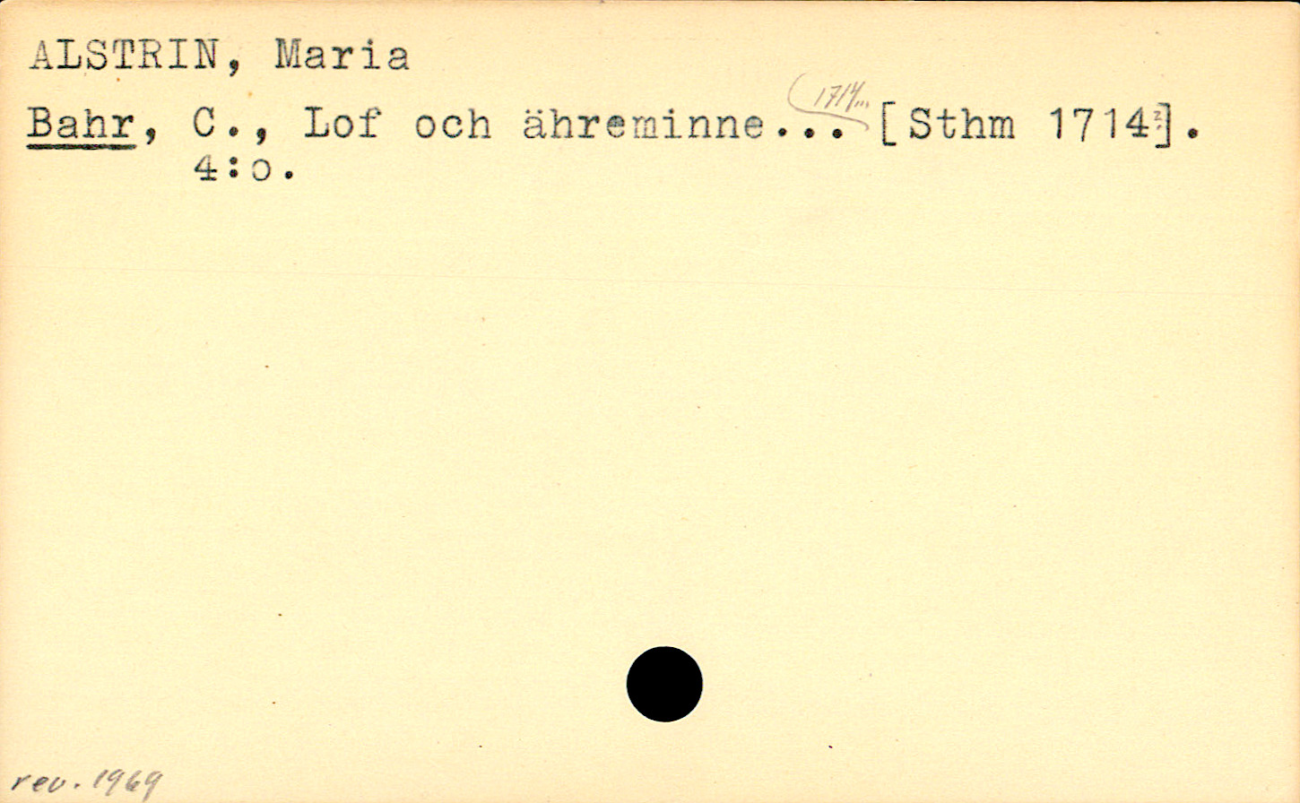 Catalogue Card_106293
