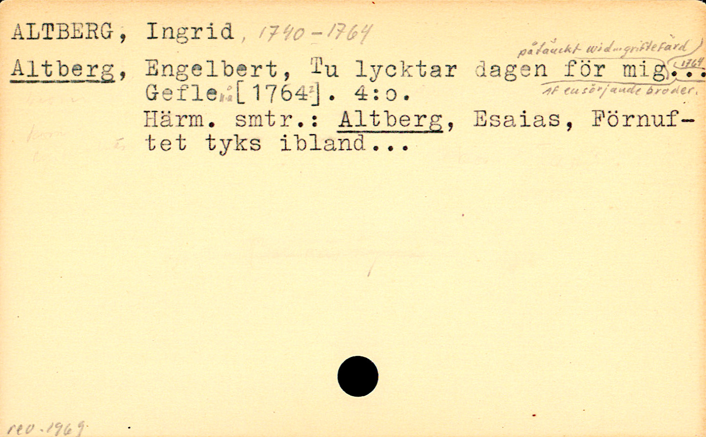 Catalogue Card_106308