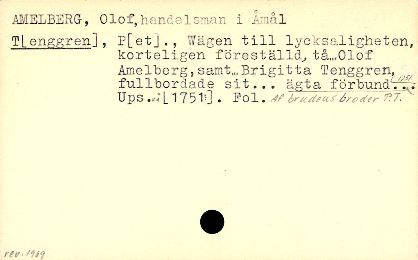 Catalogue Card_106334