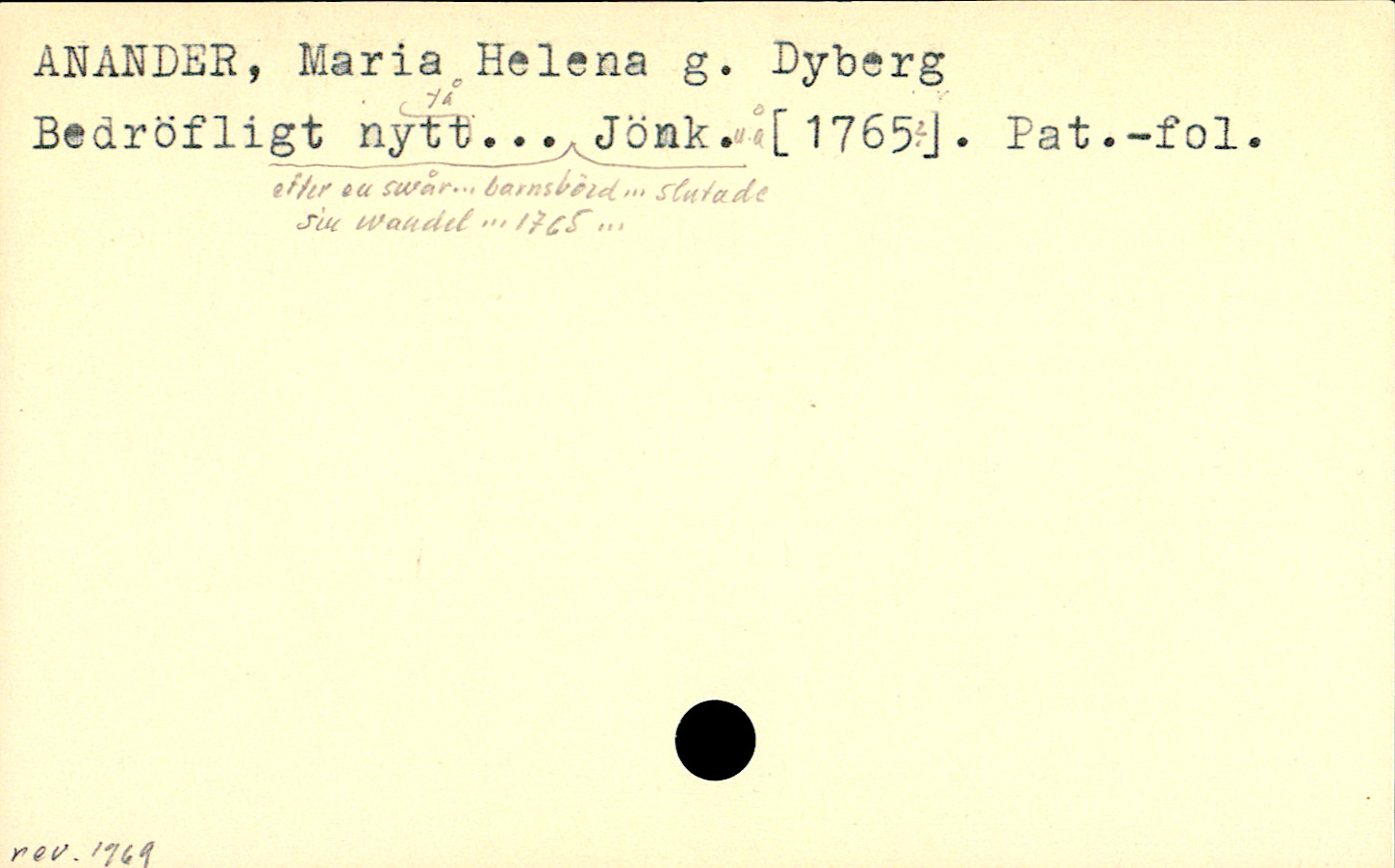 Catalogue Card_106370