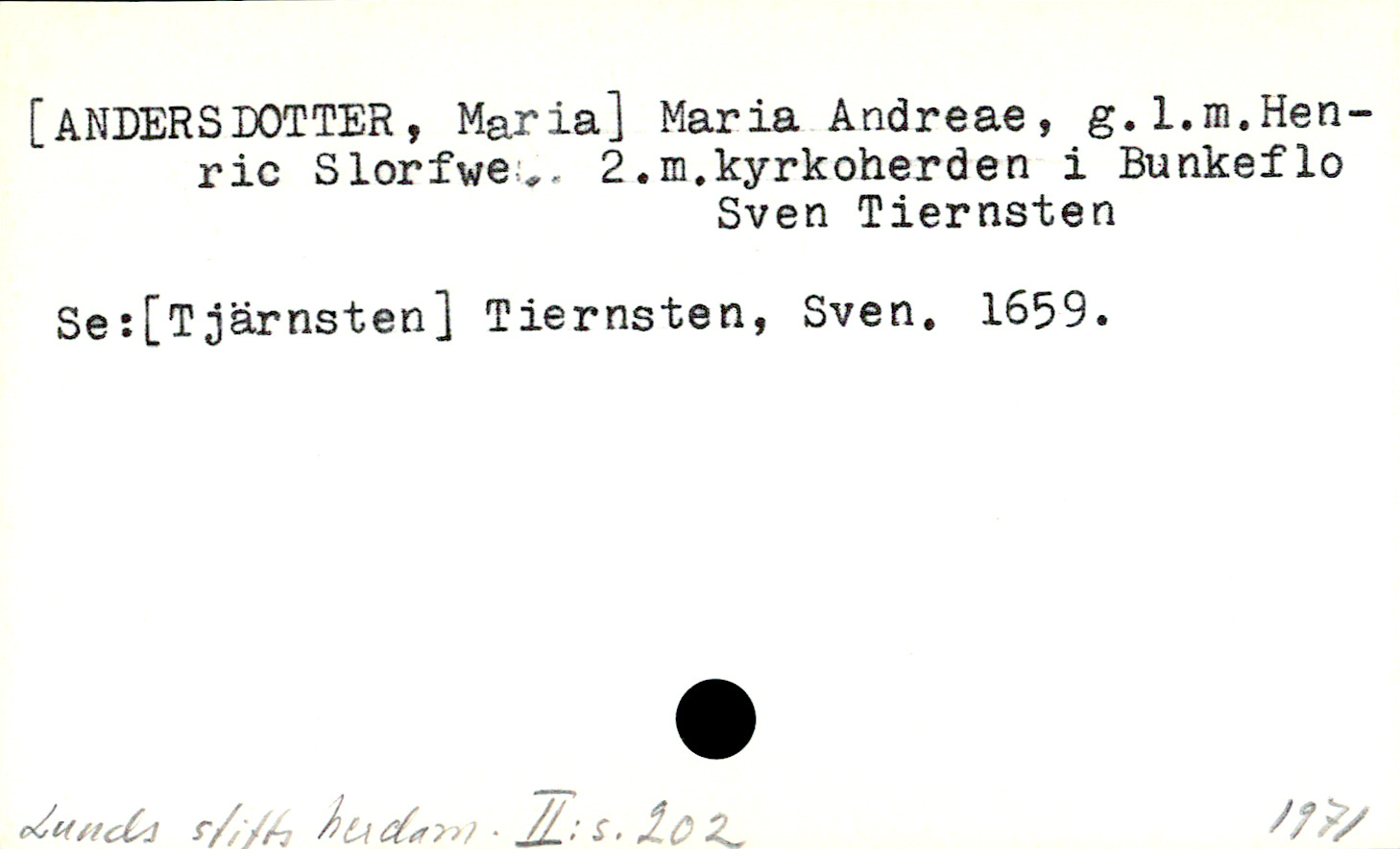 Catalogue Card_106400