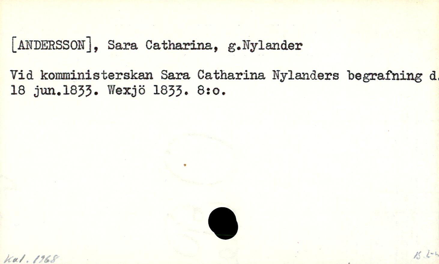 Catalogue Card_106467
