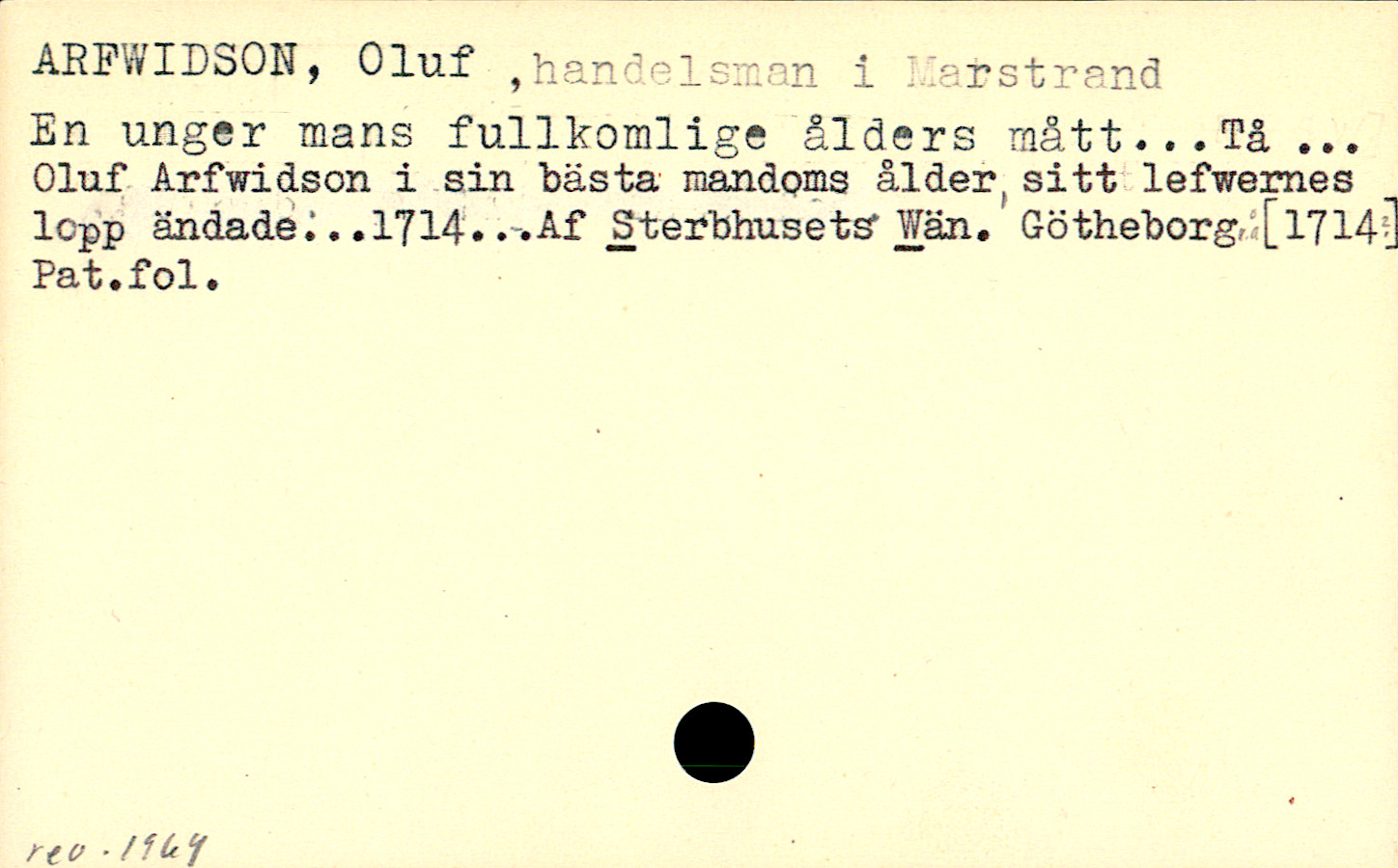 Catalogue Card_106645