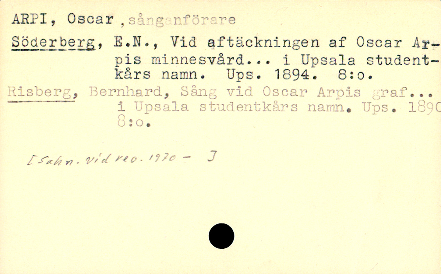 Catalogue Card_106700