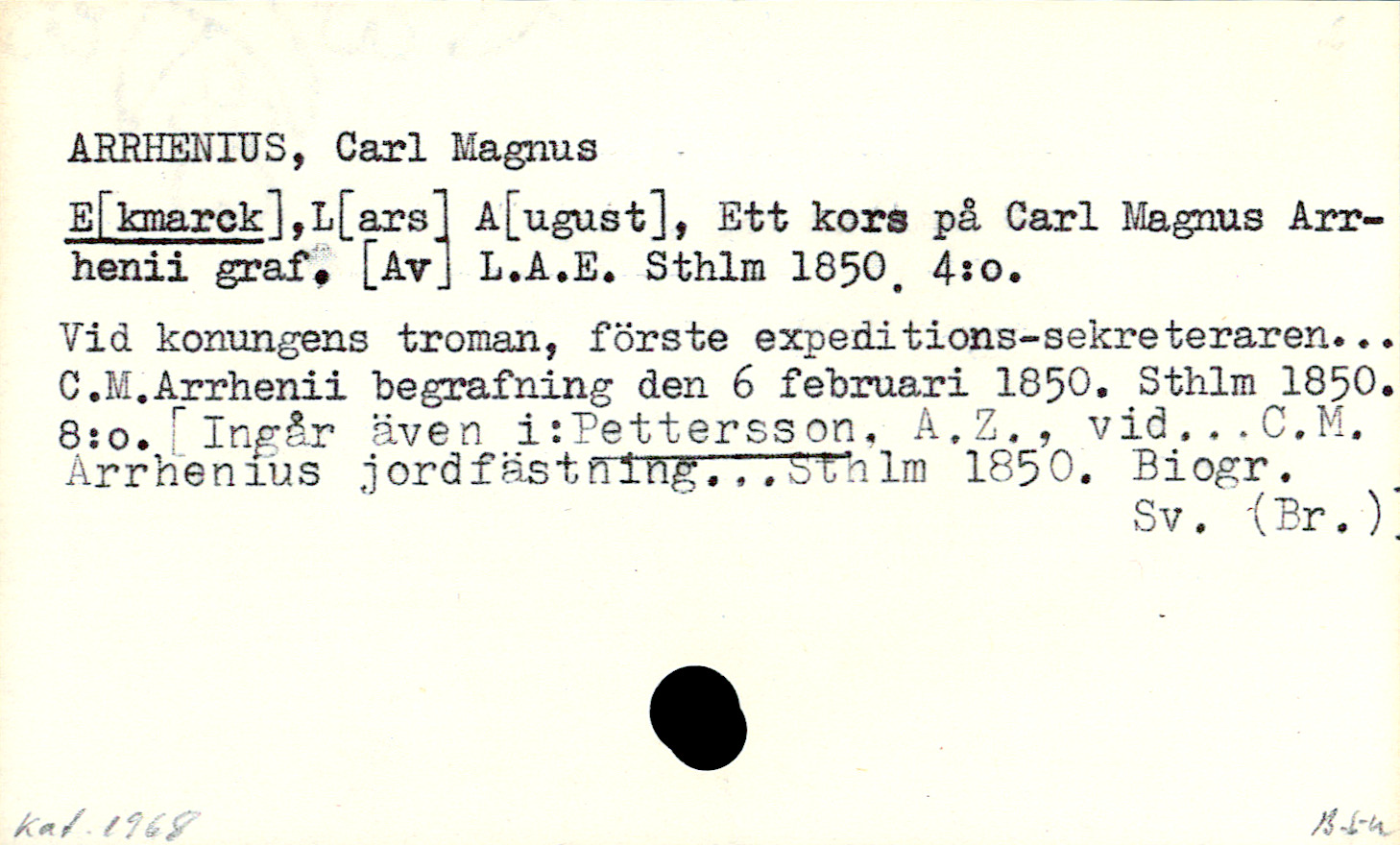 Catalogue Card_106709