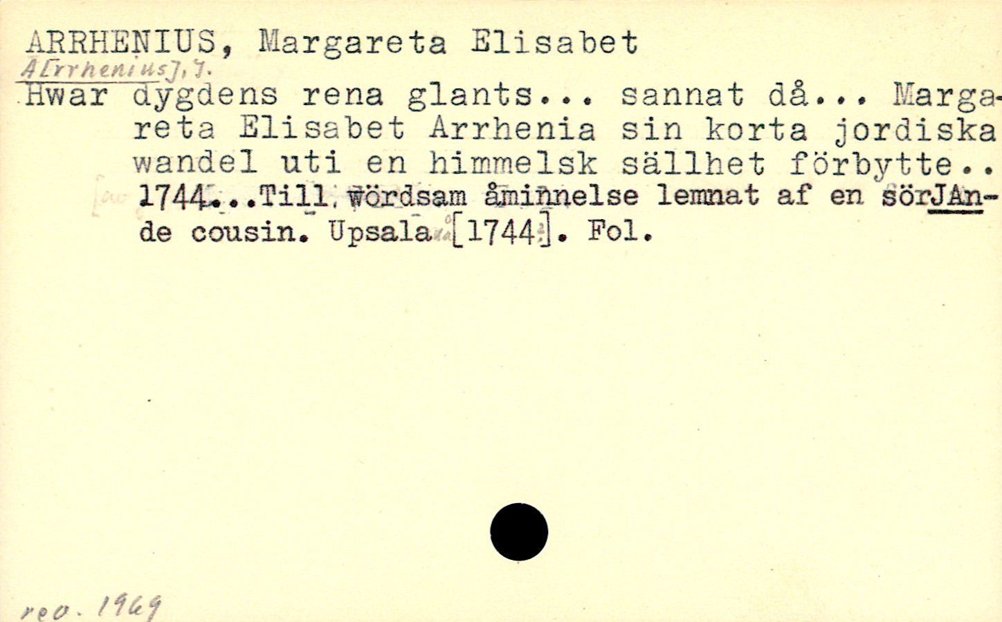 Catalogue Card_106723