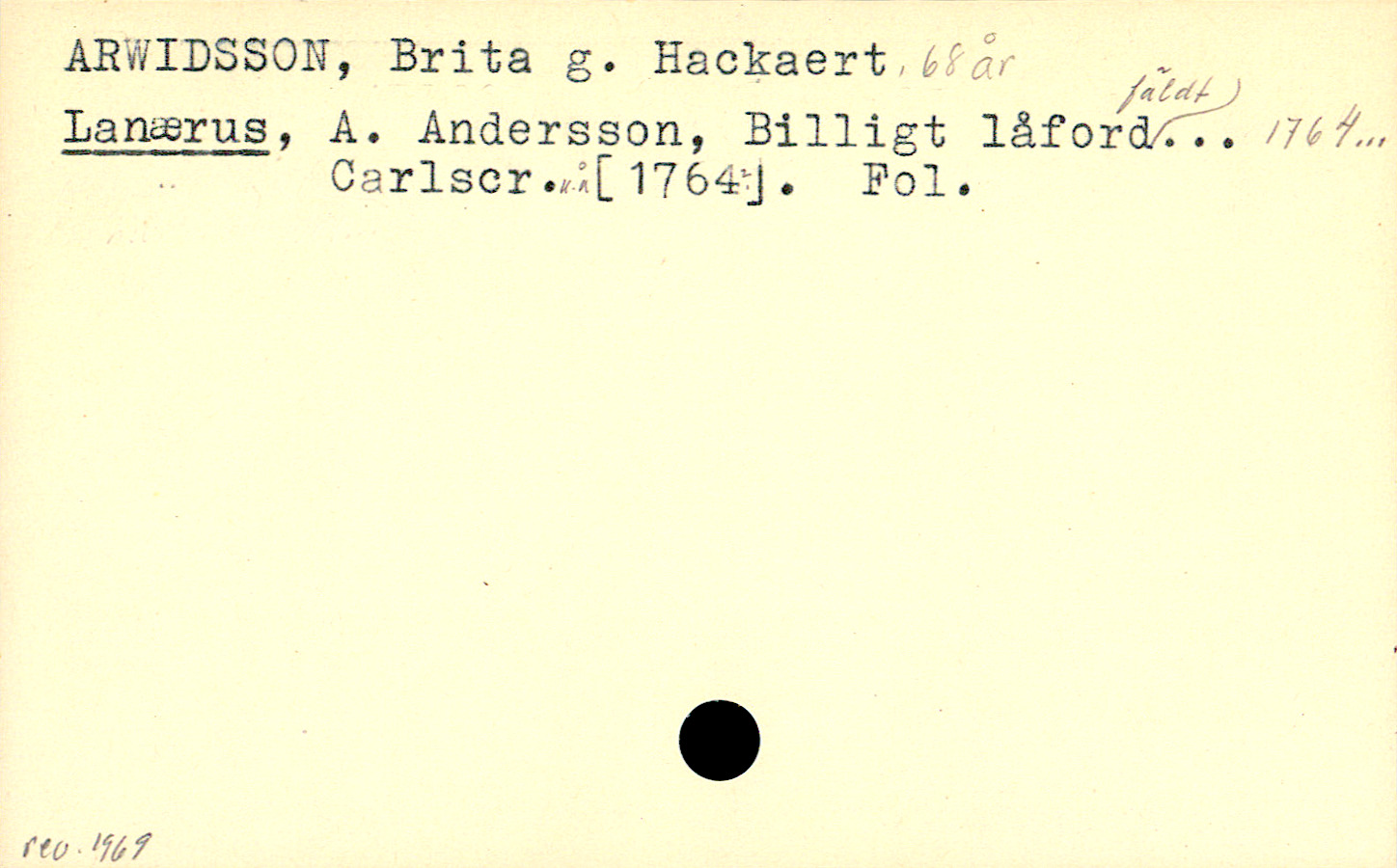 Catalogue Card_106742