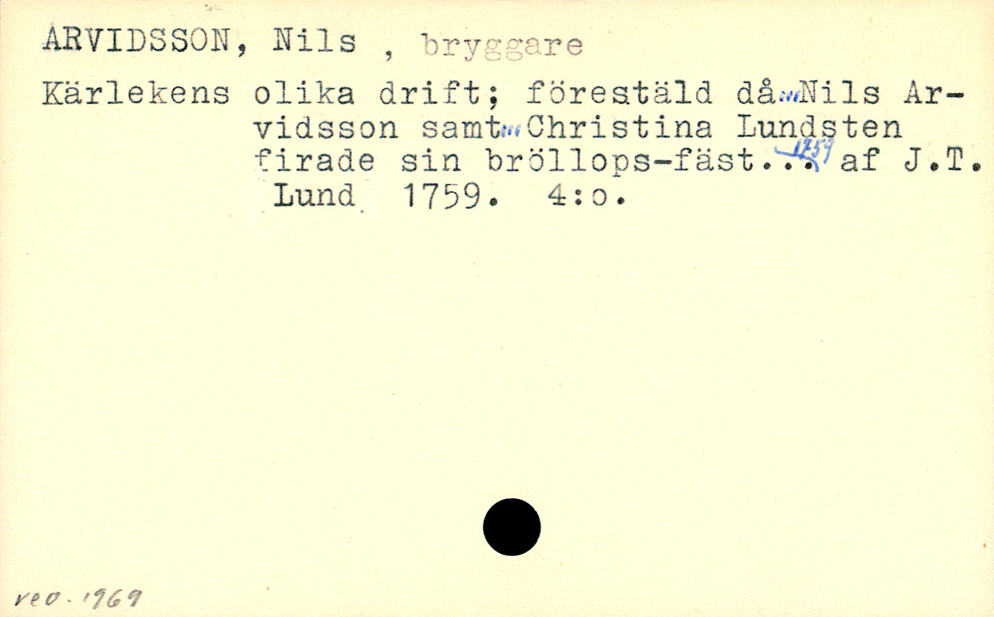 Catalogue Card_106750