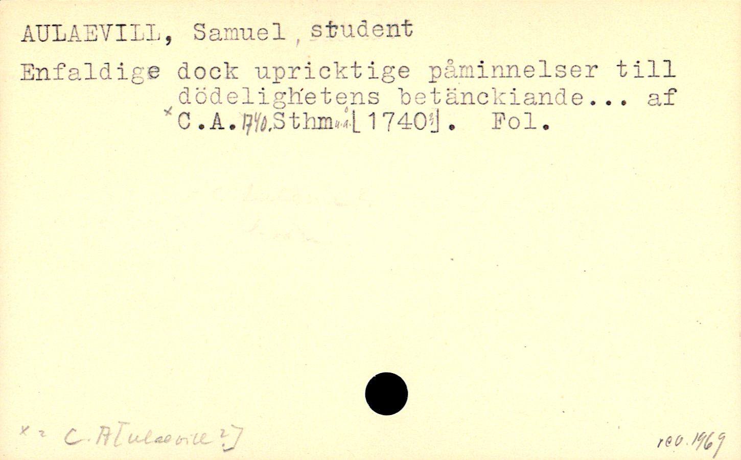 Catalogue Card_106898