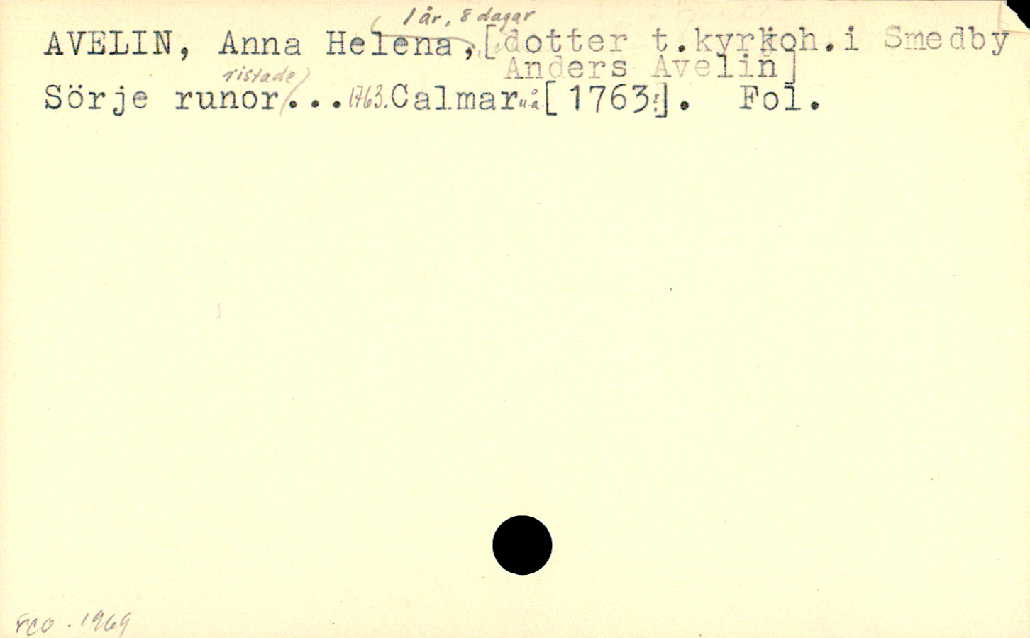 Catalogue Card_106969