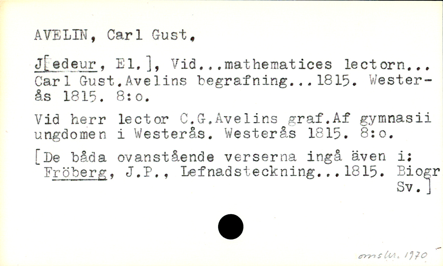 Catalogue Card_106970