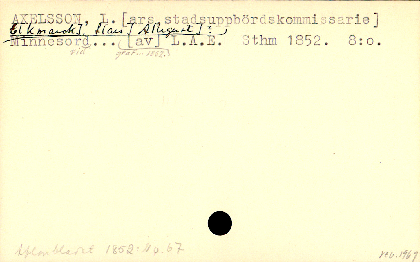 Catalogue Card_106987