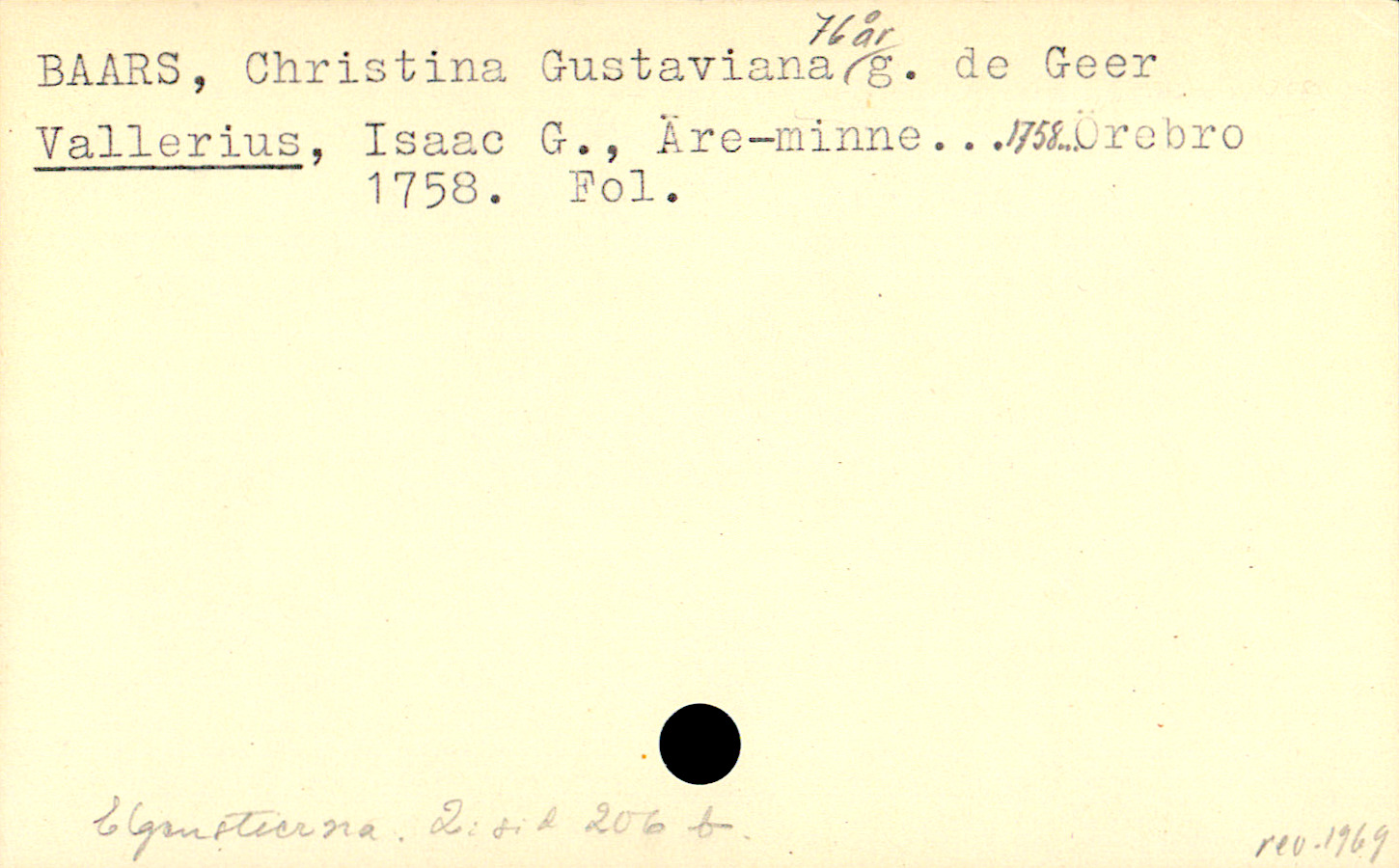 Catalogue Card_106991