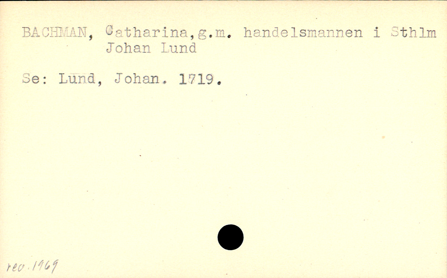 Catalogue Card_106999