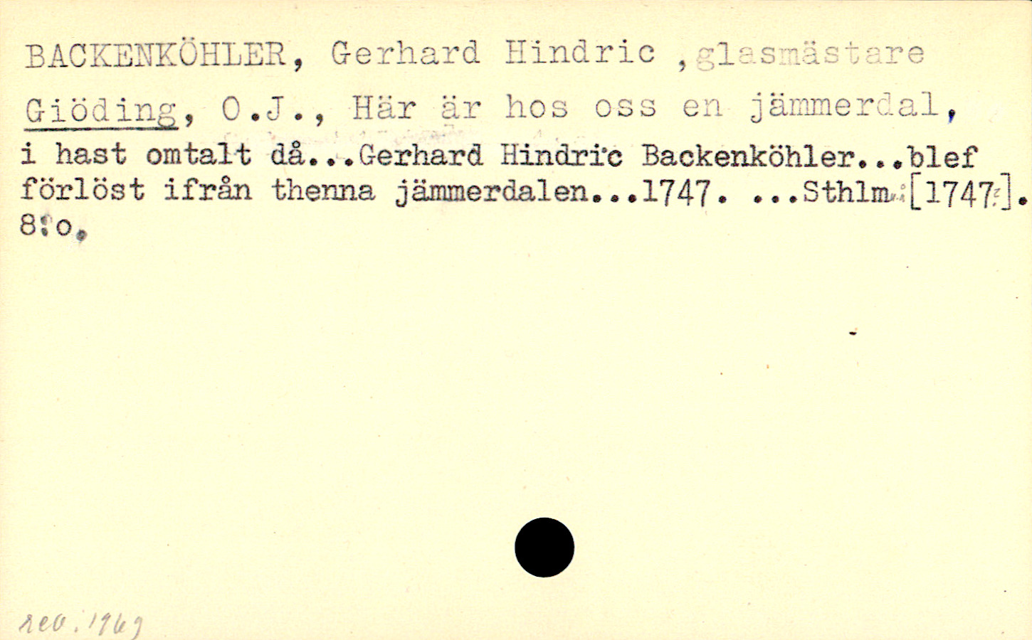 Catalogue Card_107004