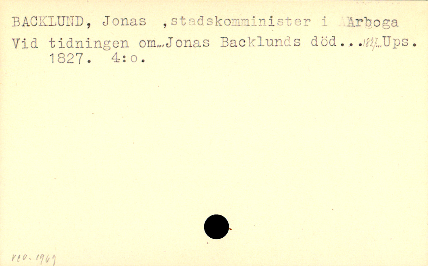 Catalogue Card_107005