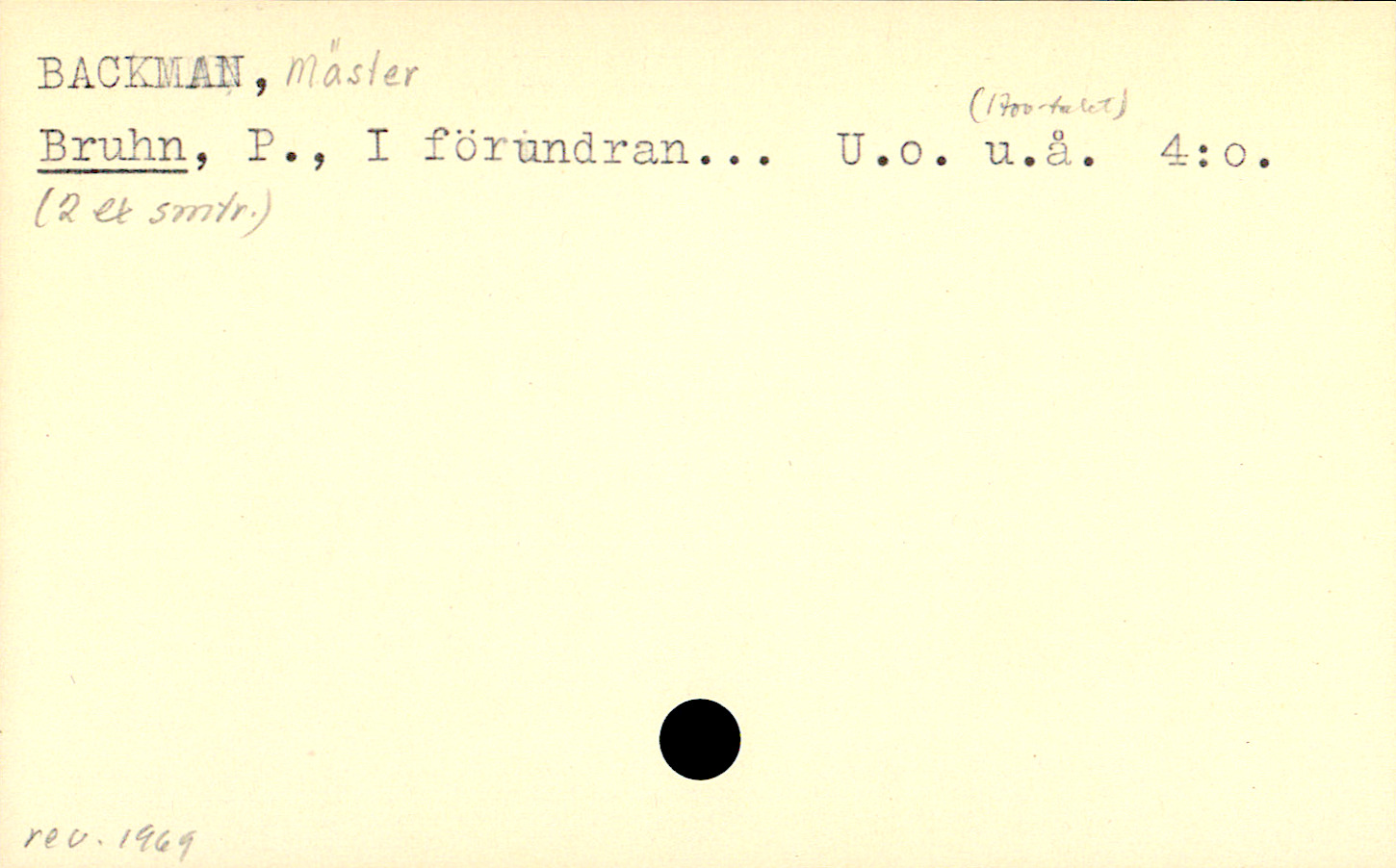 Catalogue Card_107006