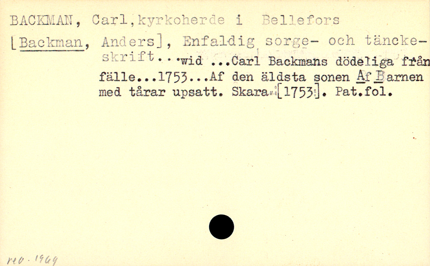 Catalogue Card_107016