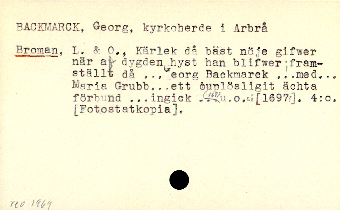 Catalogue Card_107028