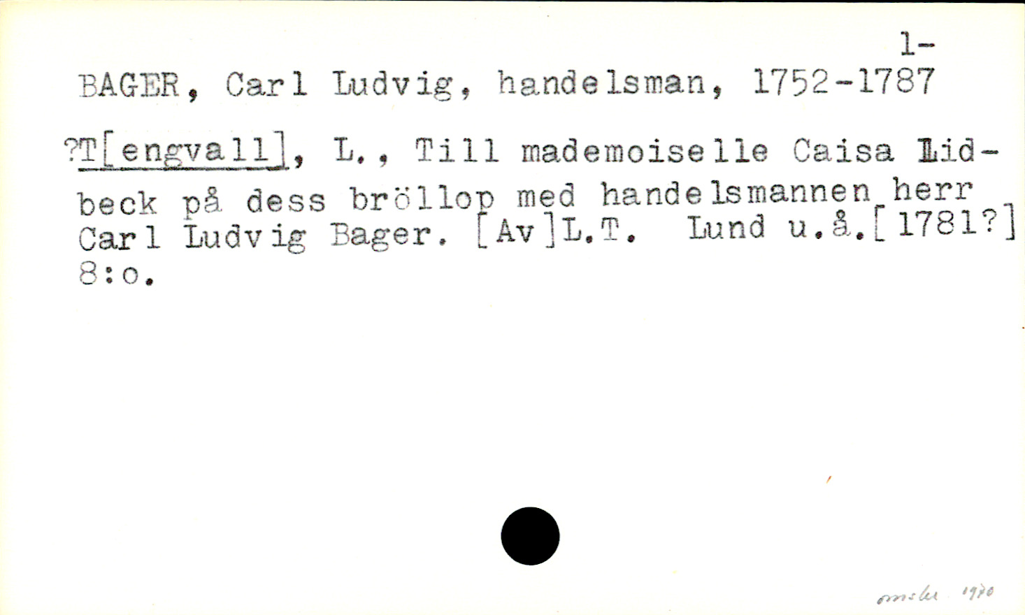 Catalogue Card_107044