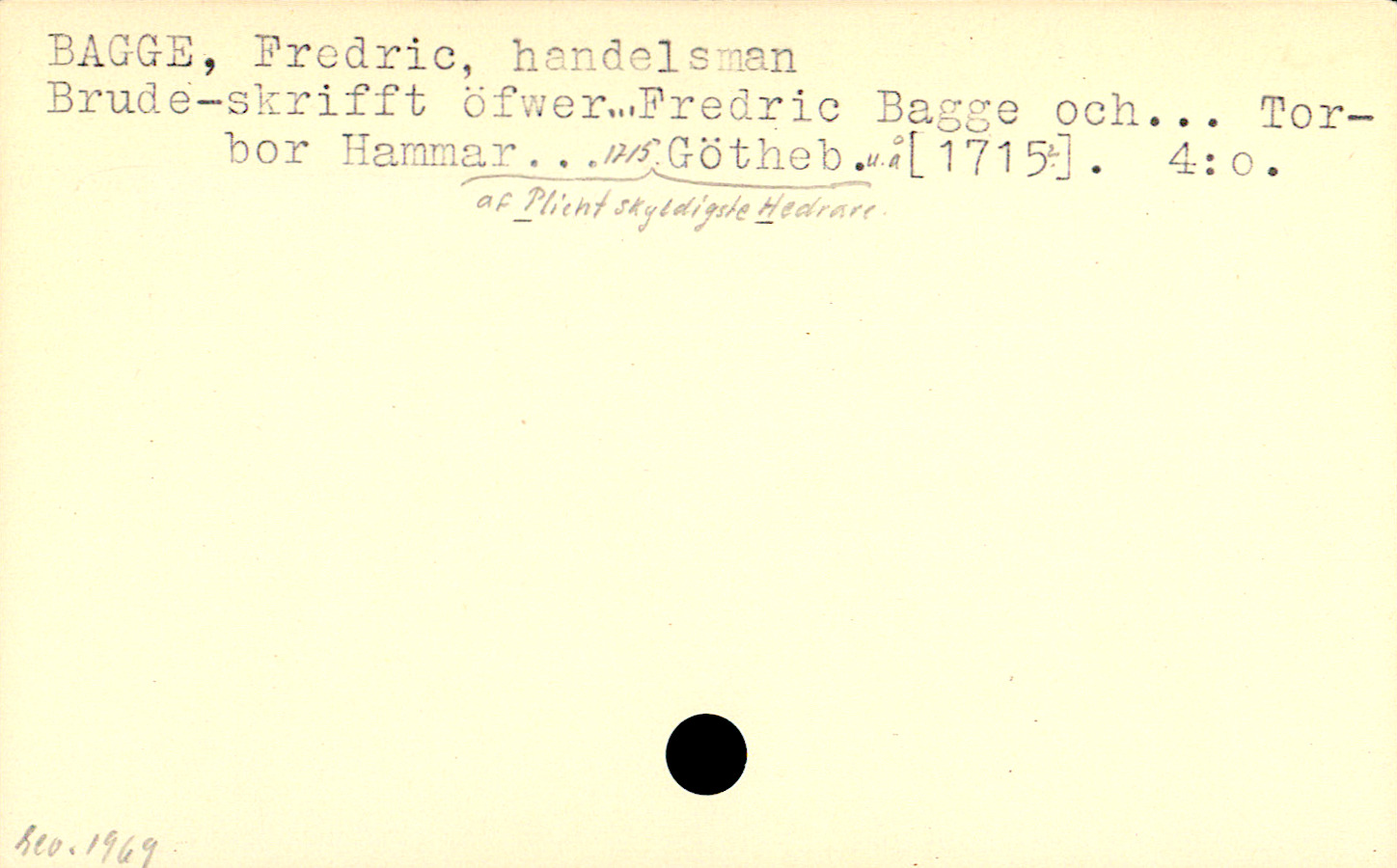 Catalogue Card_107070