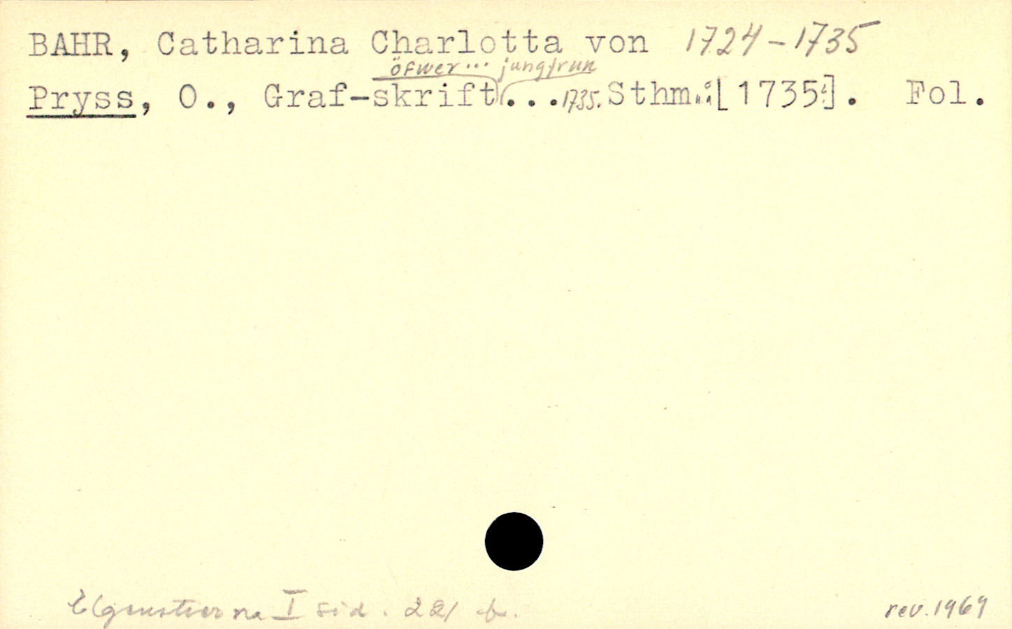 Catalogue Card_107100