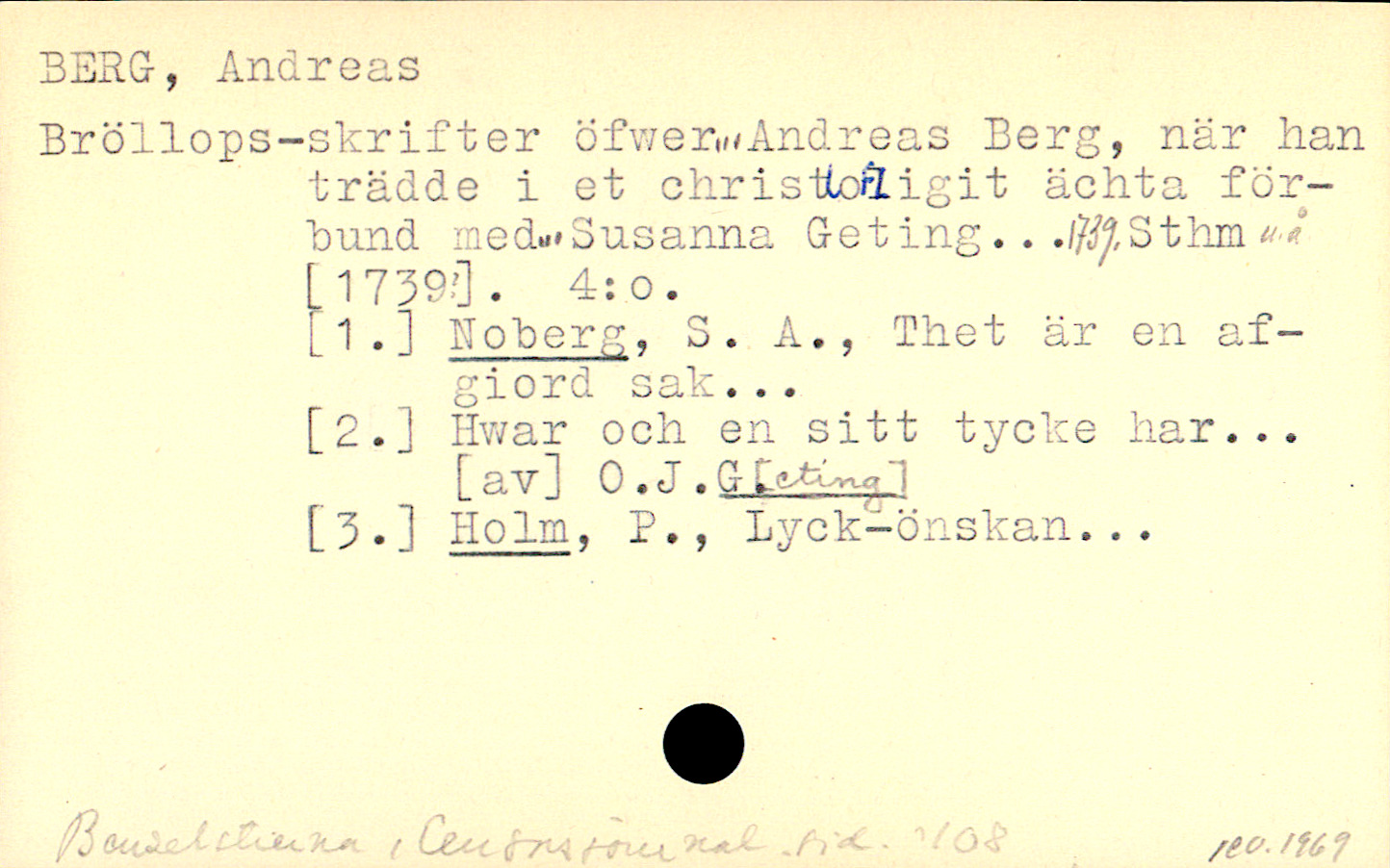 Catalogue Card_107532