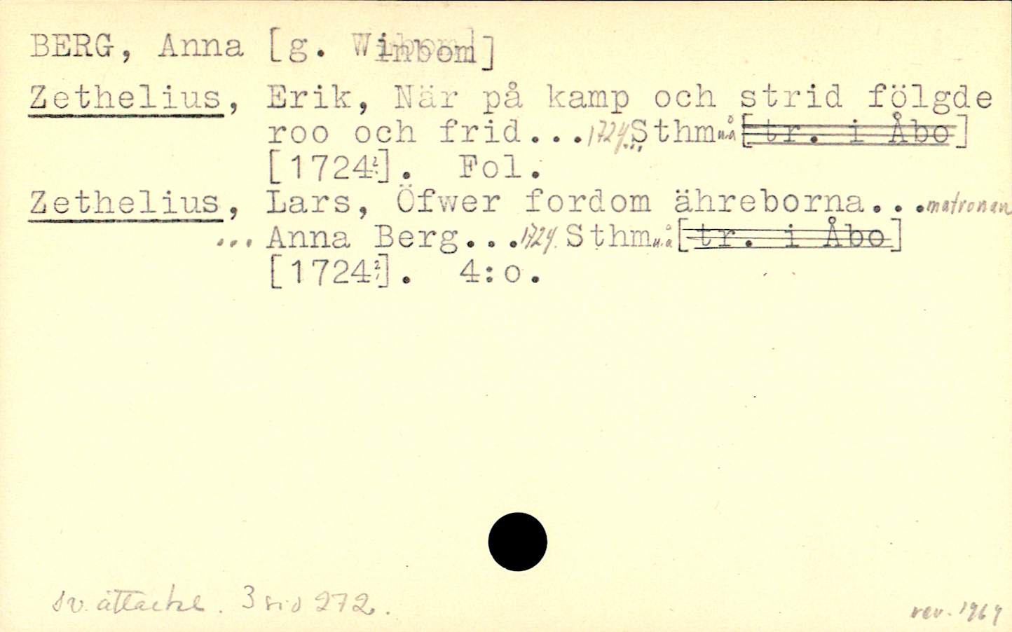 Catalogue Card_107535