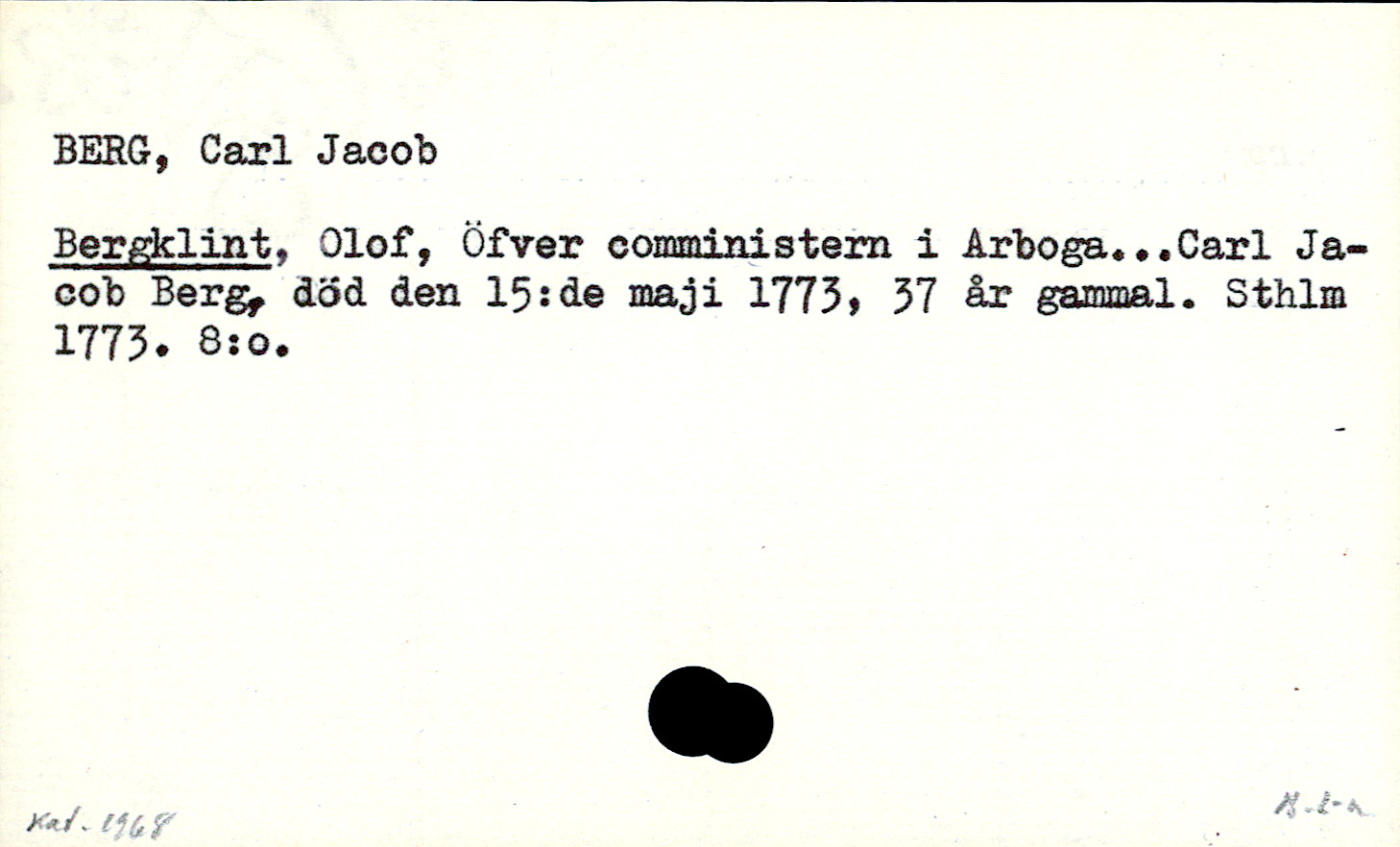 Catalogue Card_107563