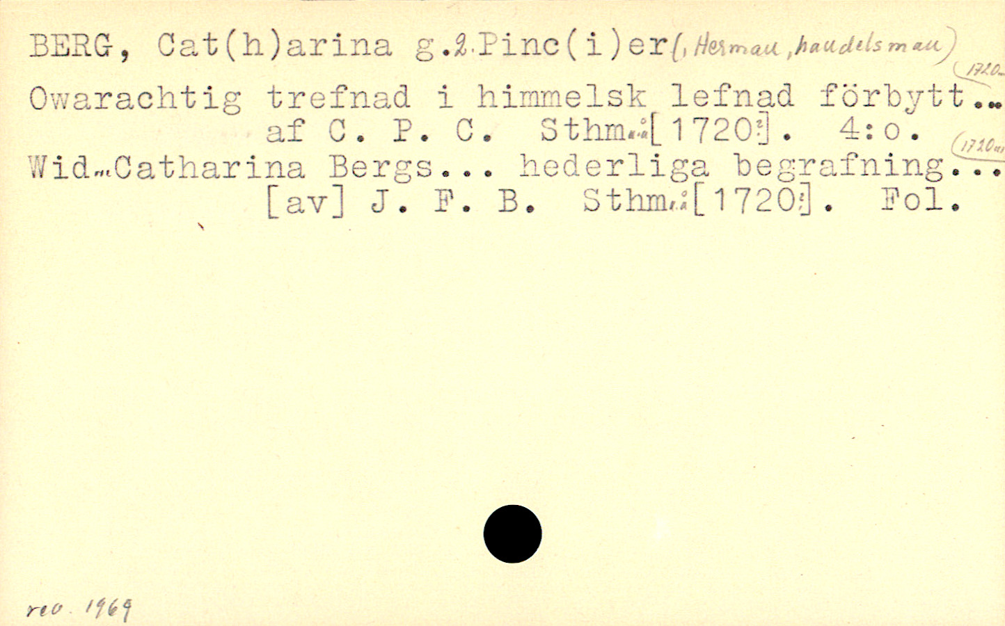 Catalogue Card_107565