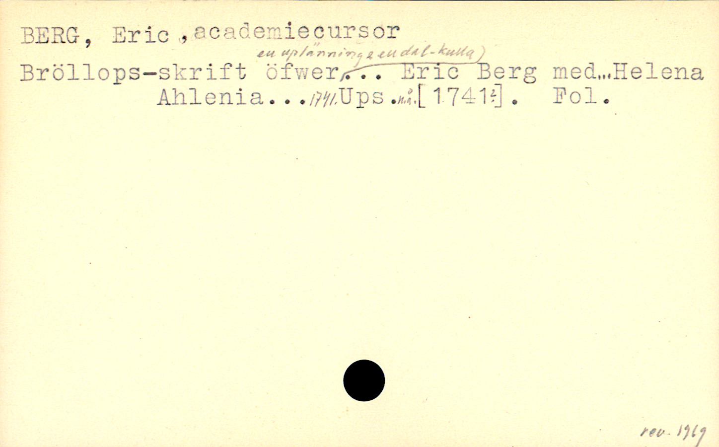 Catalogue Card_107588