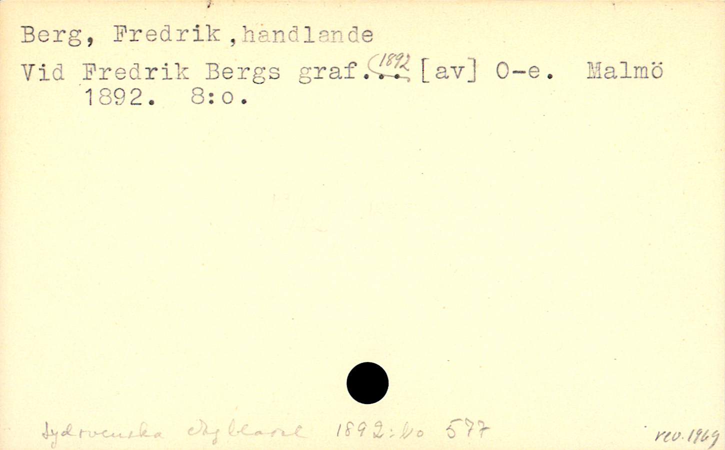 Catalogue Card_107594