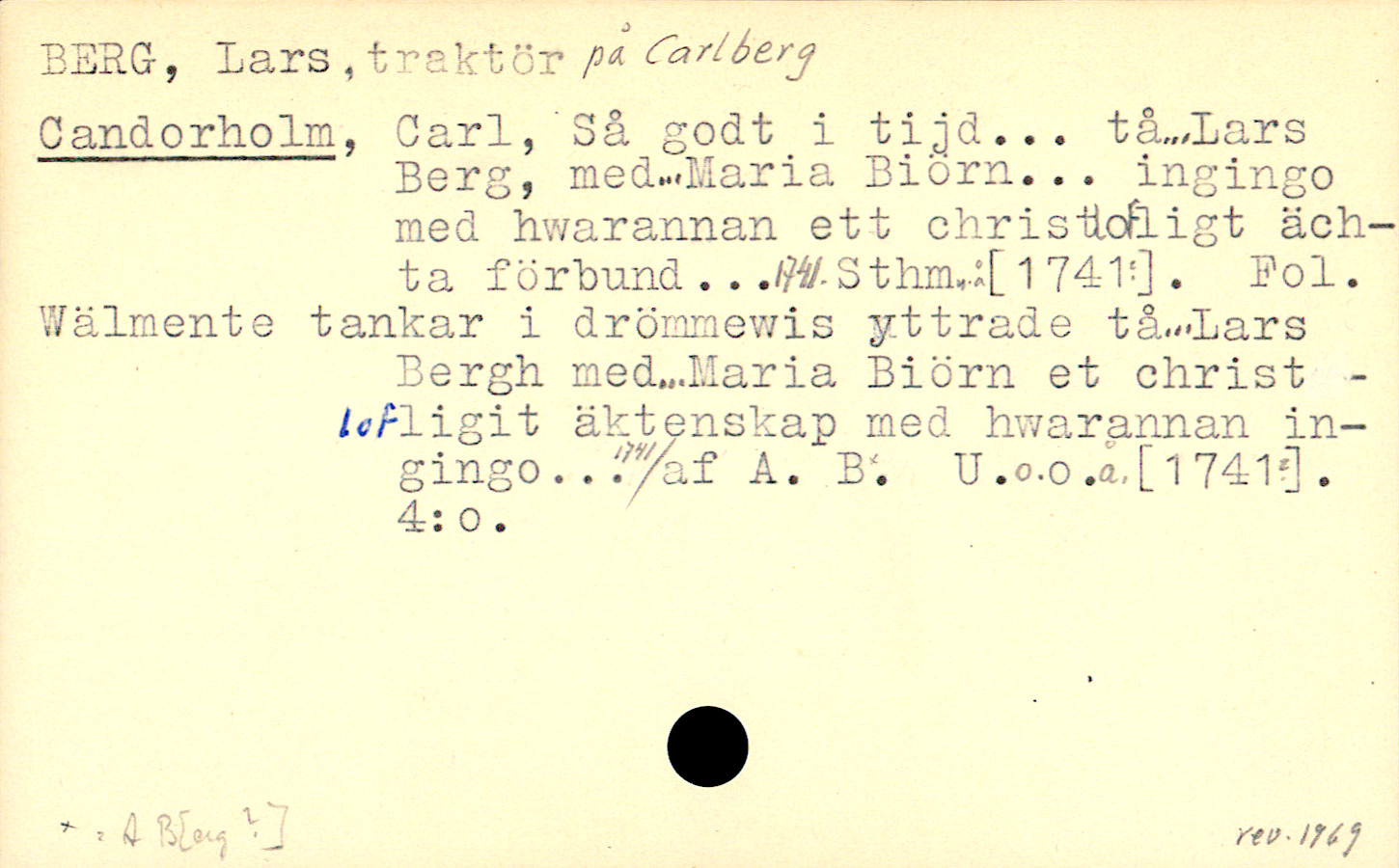 Catalogue Card_107620