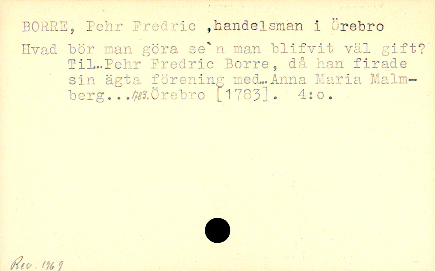 Catalogue Card_108990