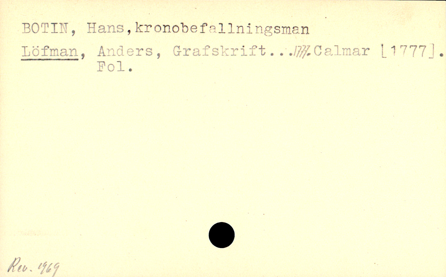 Catalogue Card_109016