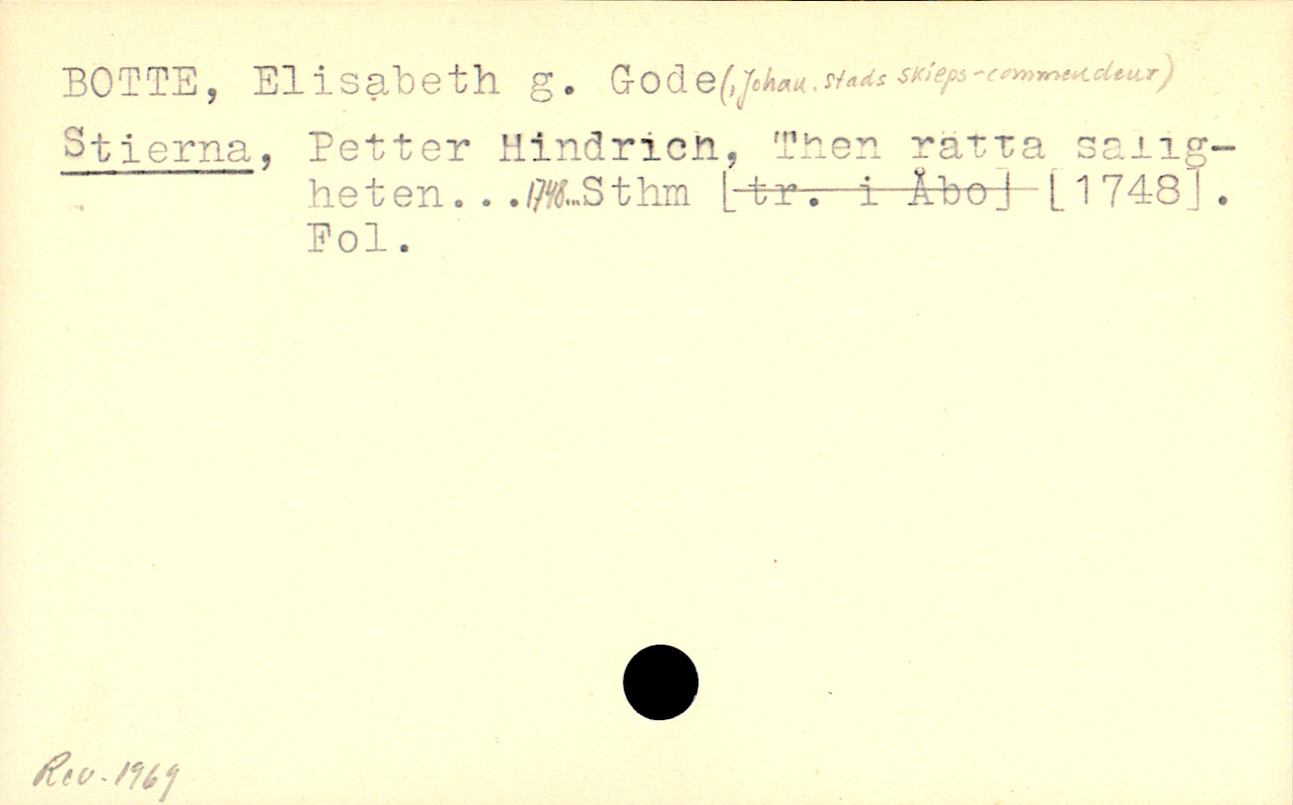 Catalogue Card_109020