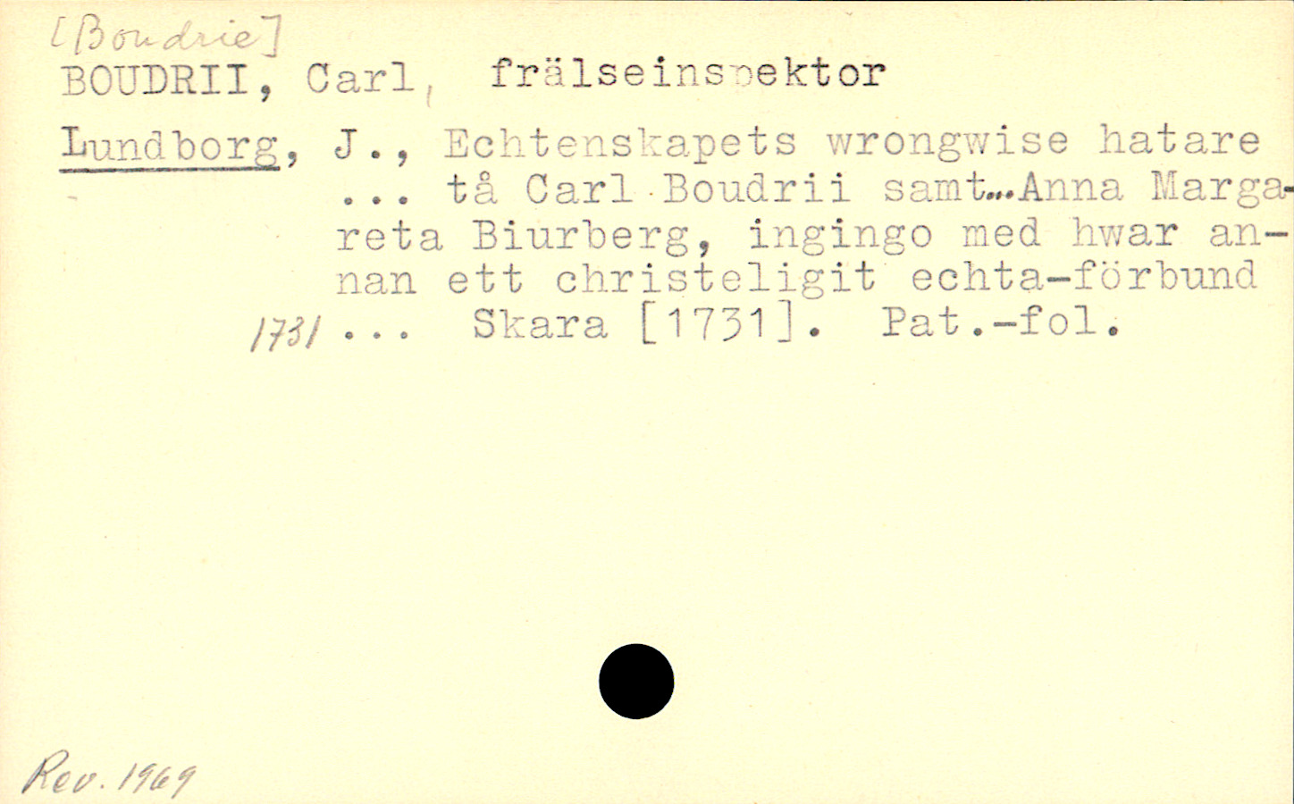 Catalogue Card_109026