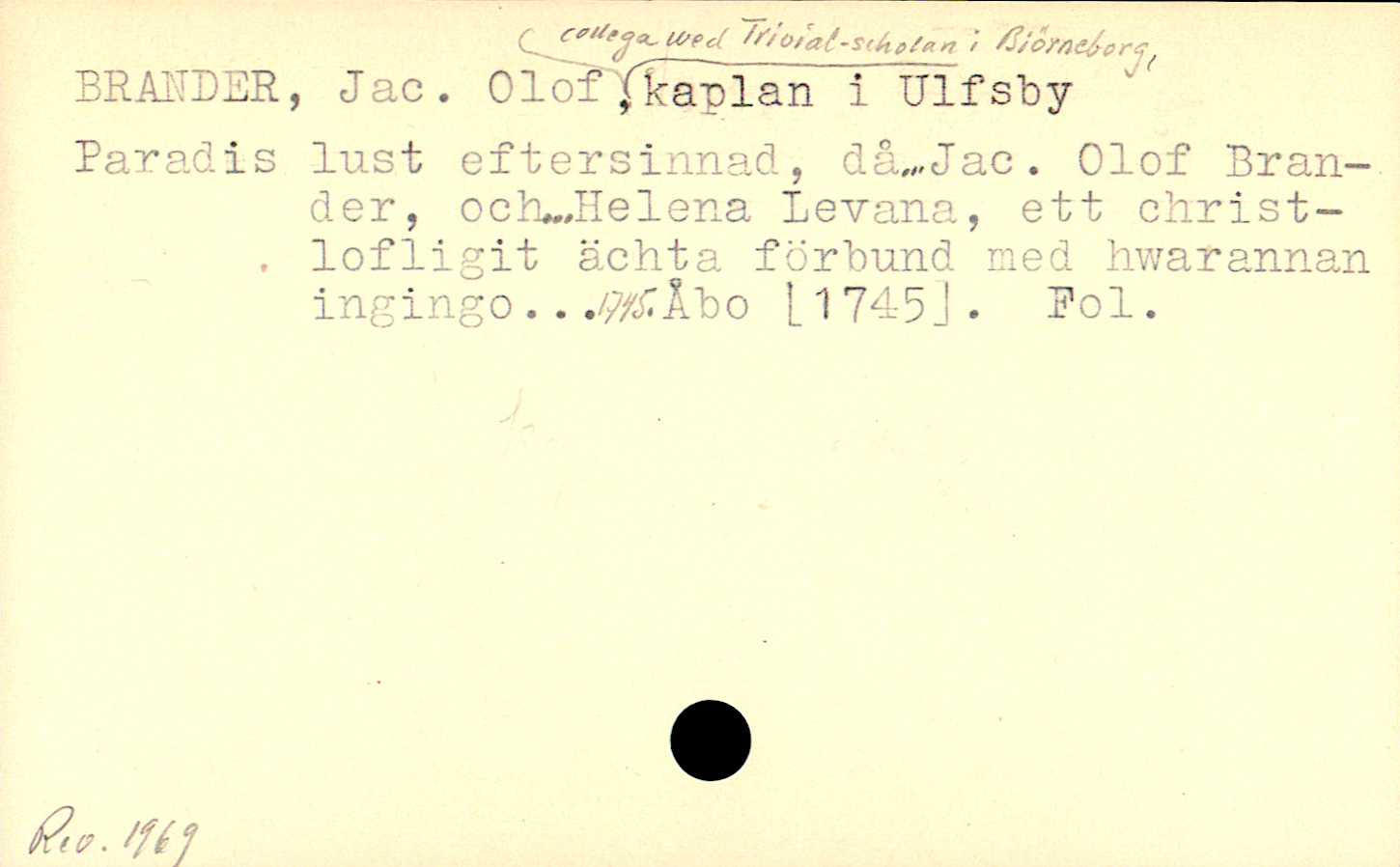 Catalogue Card_109117