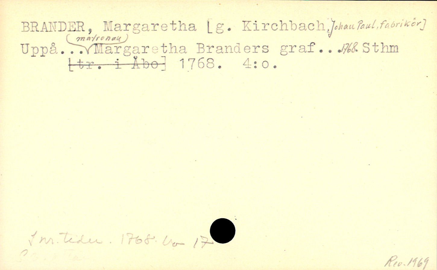 Catalogue Card_109121