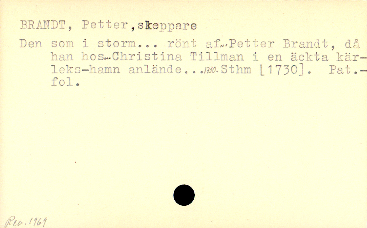 Catalogue Card_109160