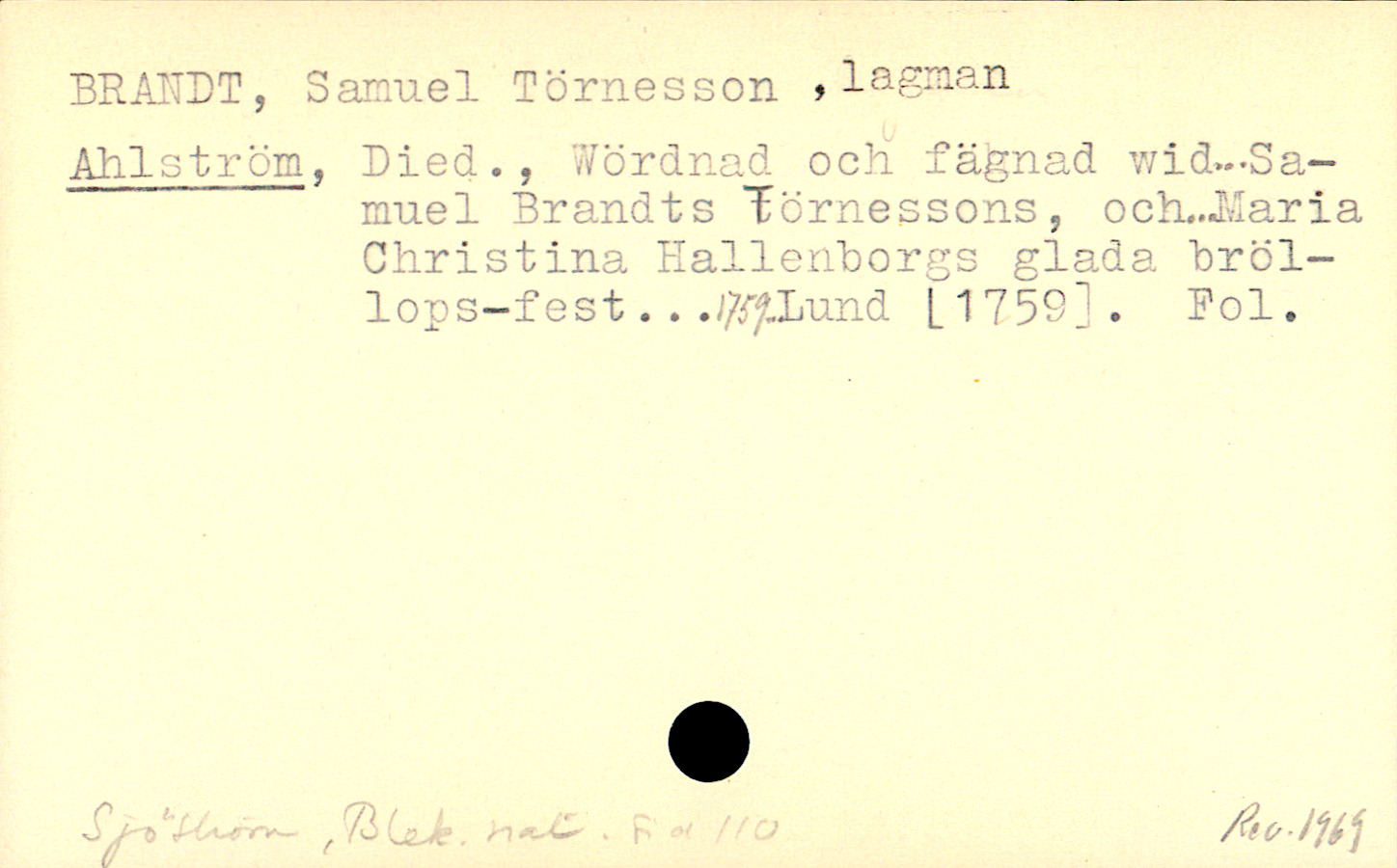 Catalogue Card_109161