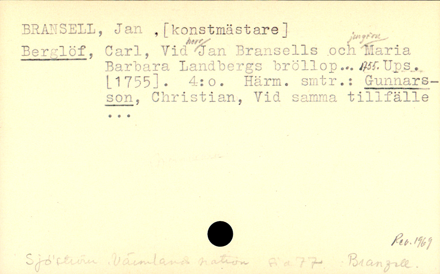 Catalogue Card_109166