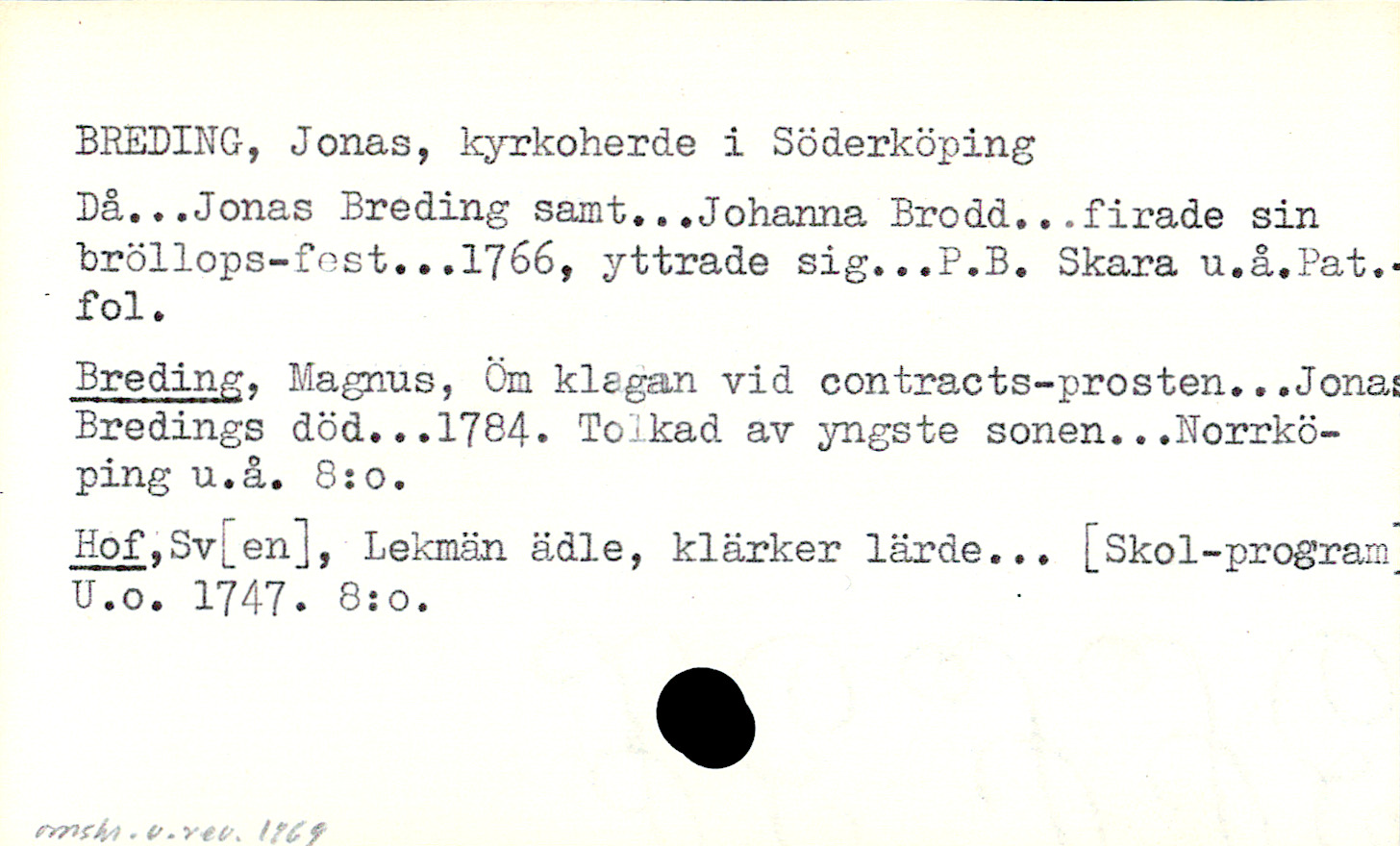 Catalogue Card_109266