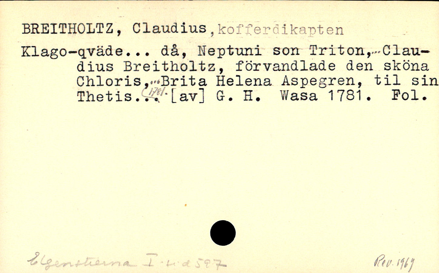 Catalogue Card_109290