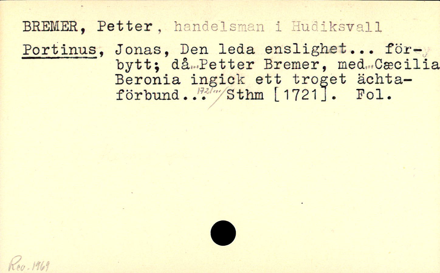 Catalogue Card_109309