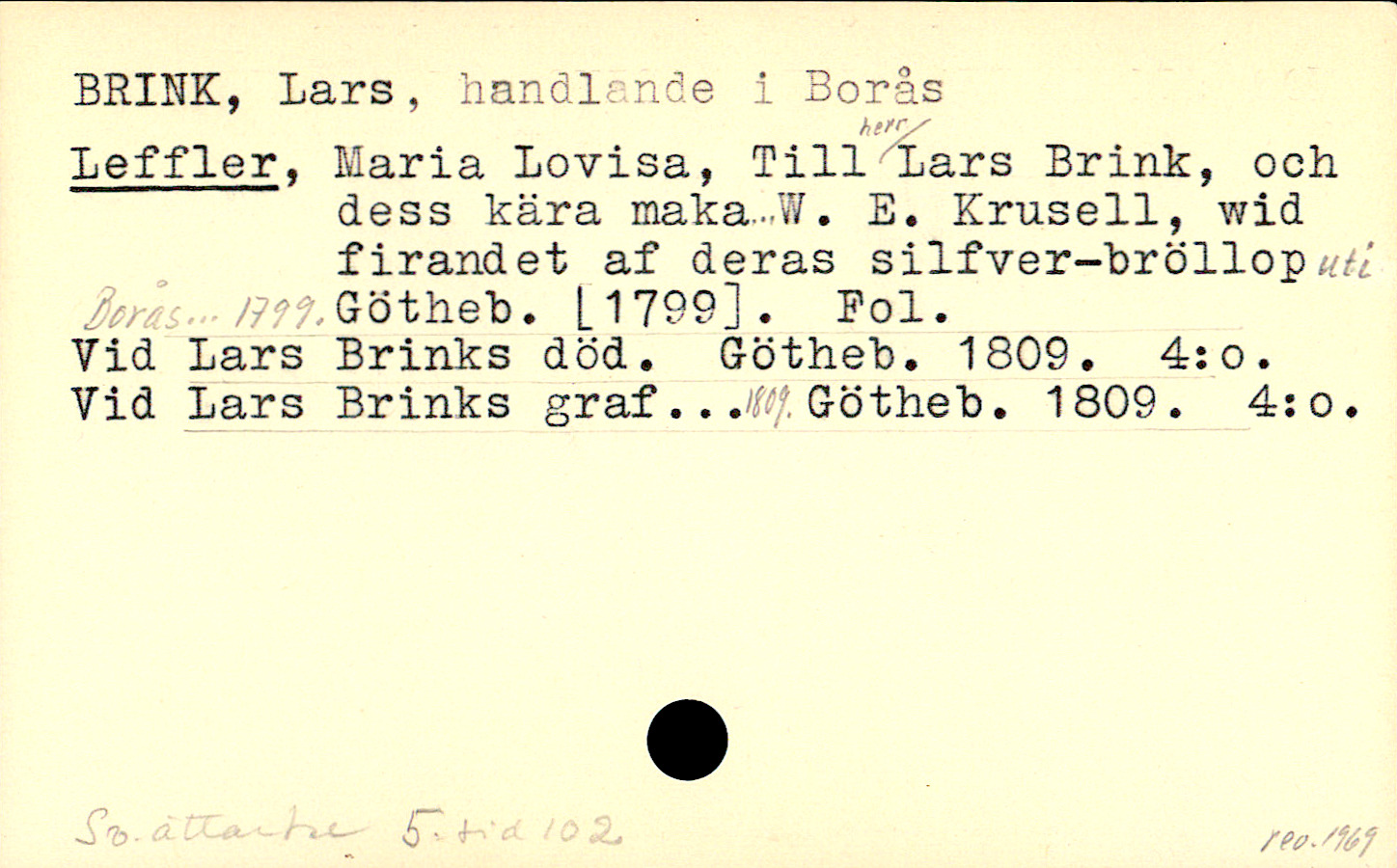 Catalogue Card_109354