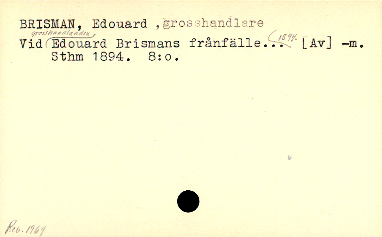 Catalogue Card_109360