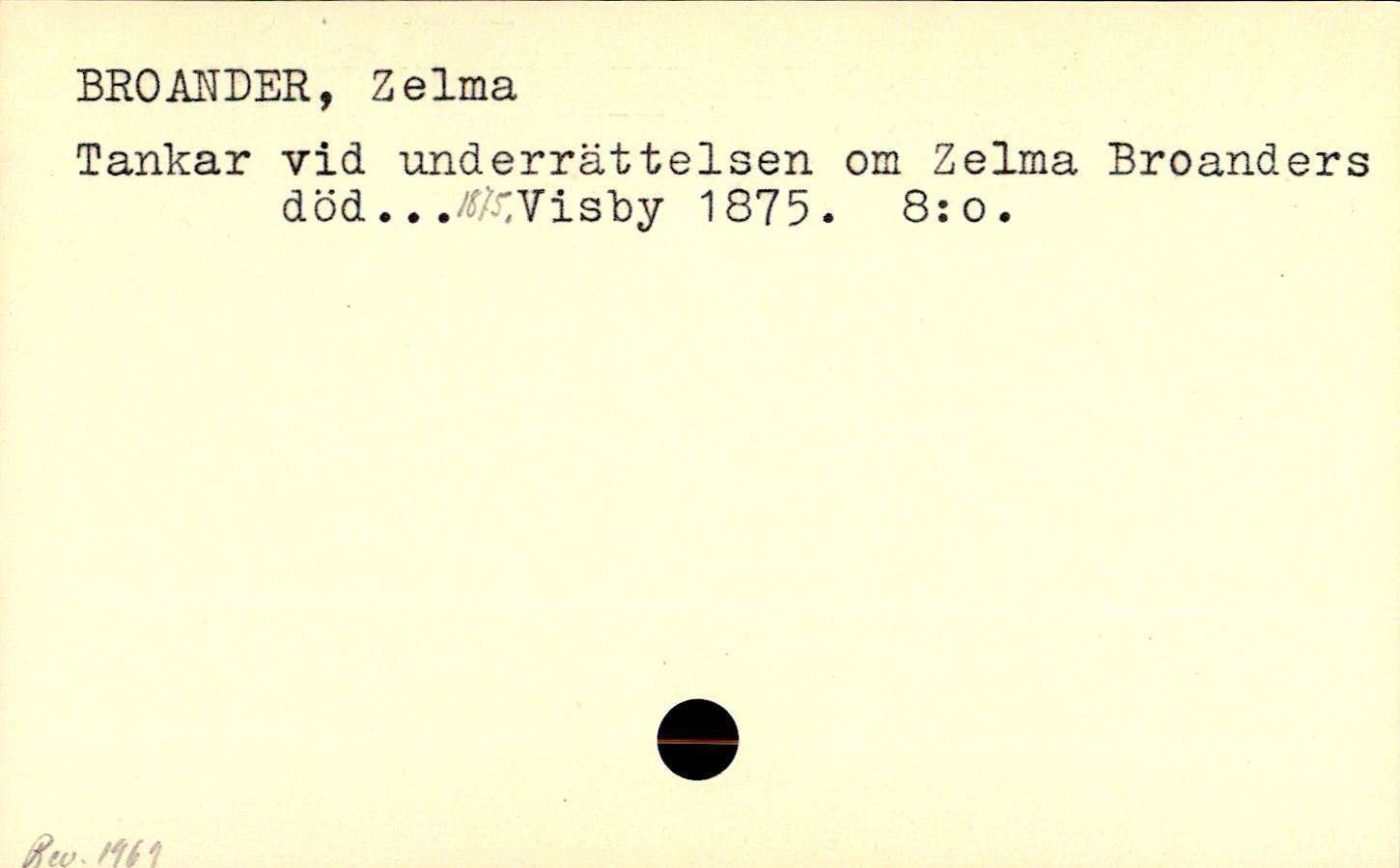 Catalogue Card_109373